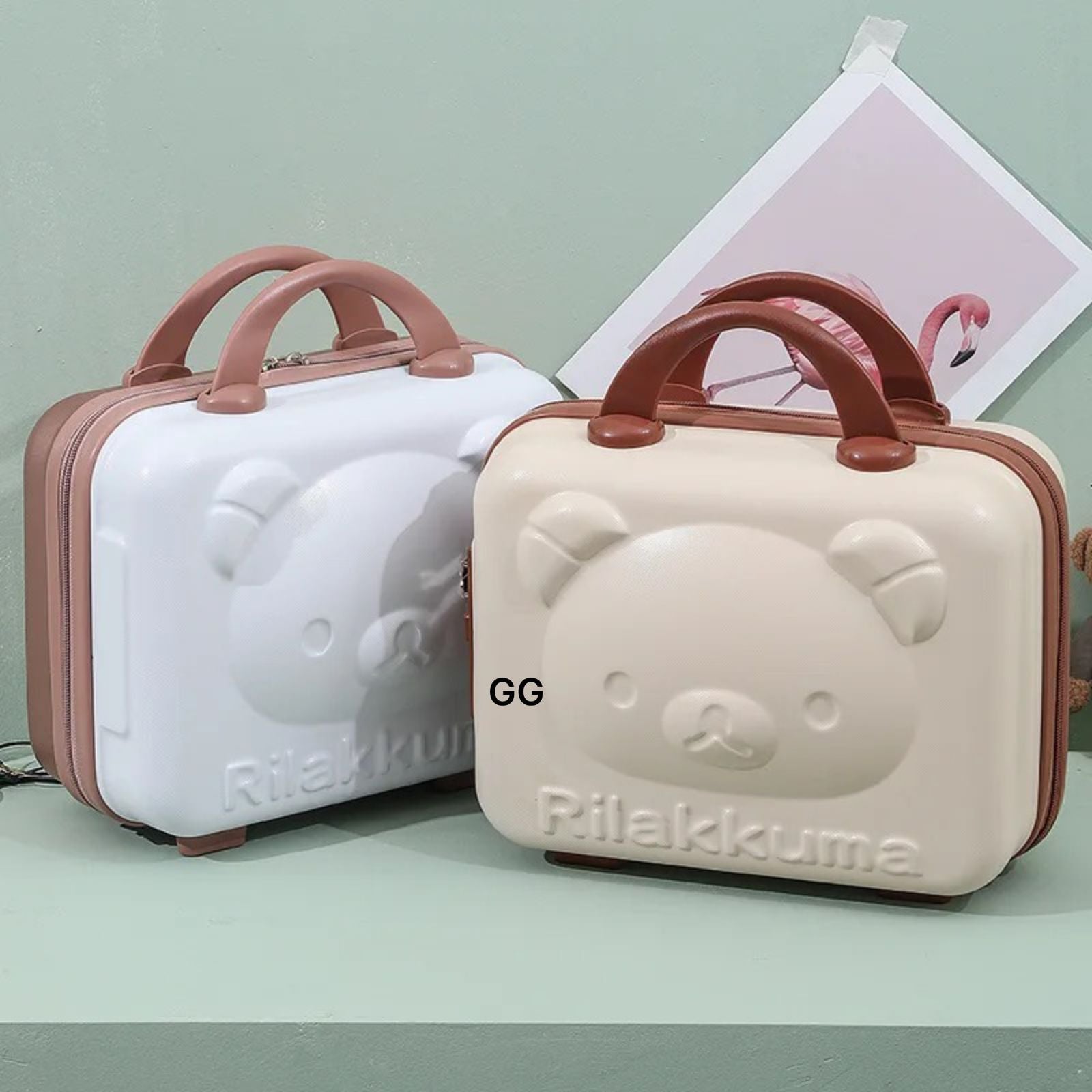 Cute Bear Briefcase Makeup Bag