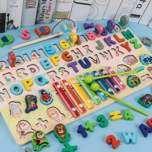 Multifunctional Log and music toy