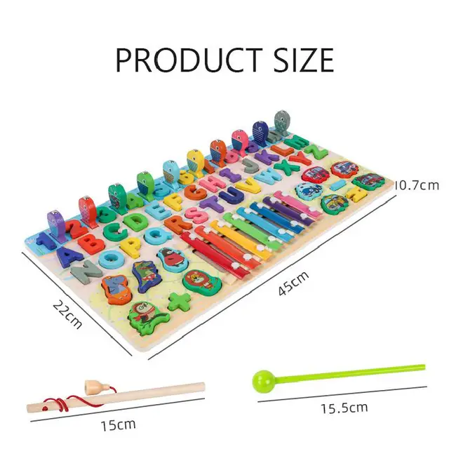 Multifunctional Log and music toy