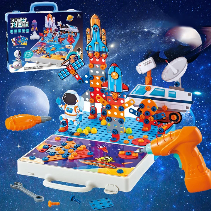 269 Pcs space drill toy
