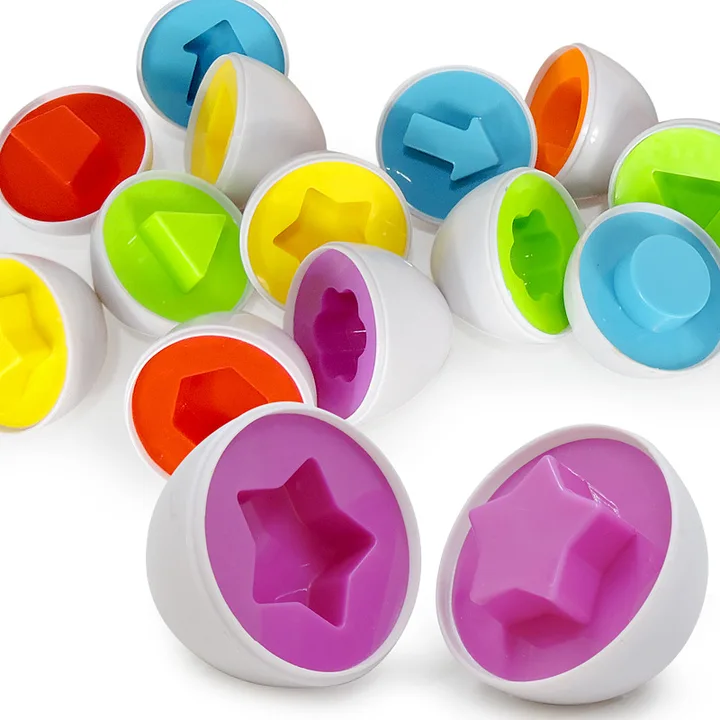 12 shapes egg matching toy
