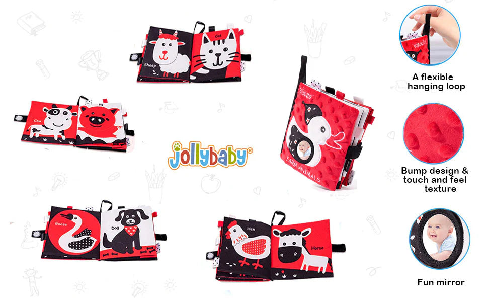 Farm Animals Sensory Soft Book
