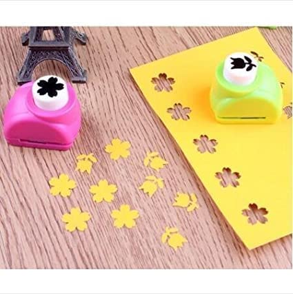 Paper Punches for Art and Craft Project Assorted Shapes - 6 Pcs Set Medium Size/DIY Art & Craft Punch Kit for School Projects (Pack of 6)