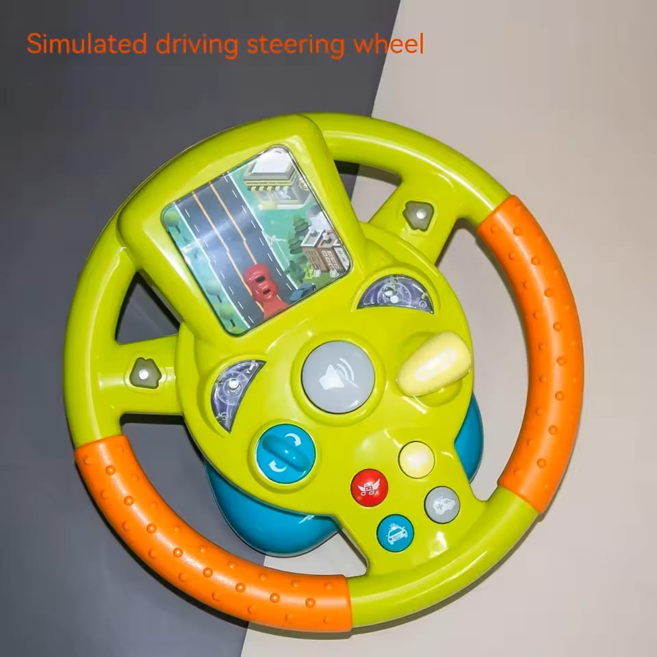 π Childrenβs Steering Wheel Toy β Electric Baby Stroller Simulation & Early Education Puzzle Game π