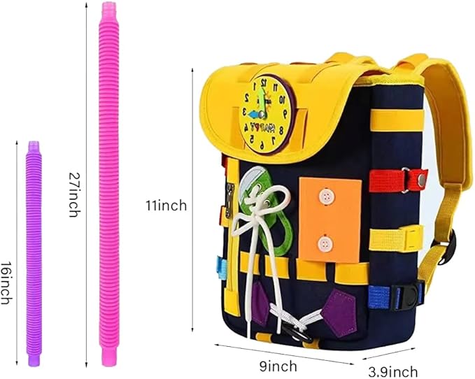 Toddler Busy Backpack – Fun & Interactive Learning Toy for Little Explorers! 🎒✨