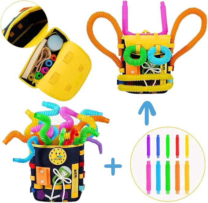 Toddler Busy Backpack – Fun & Interactive Learning Toy for Little Explorers! 🎒✨