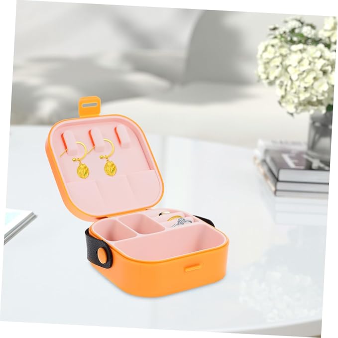 Portable Jewelry Case Mini Jewelry Travel Case