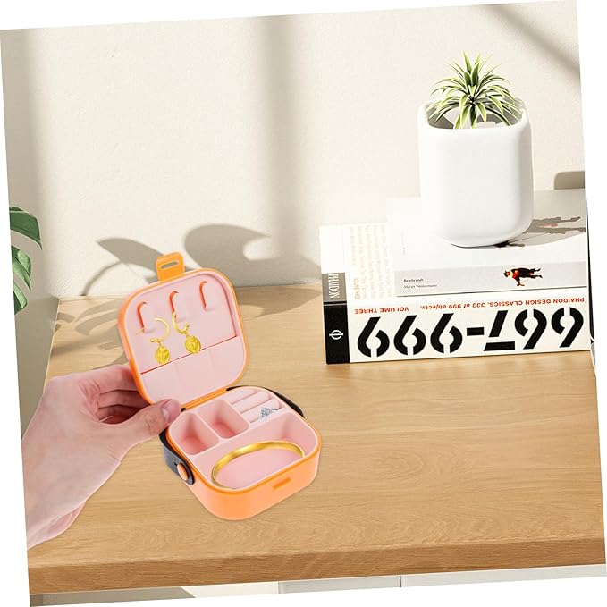 Portable Jewelry Case Mini Jewelry Travel Case