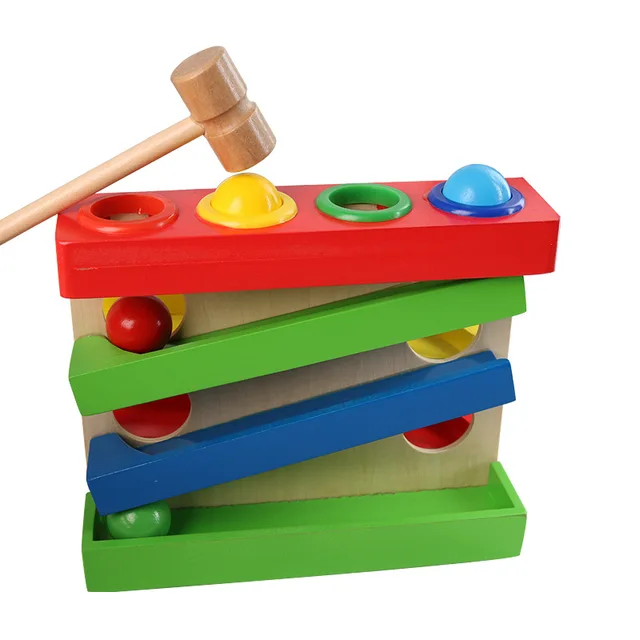 Four play hammer ball game