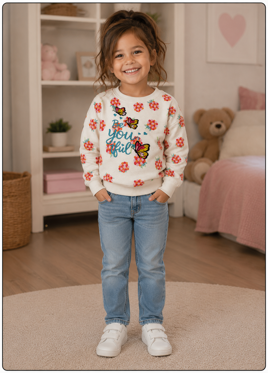 Blue Sea Animals Baby Full Sleeve Sweatshirt
