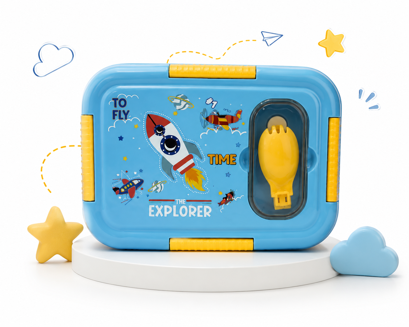 Space Explorer Kids Lunch Box