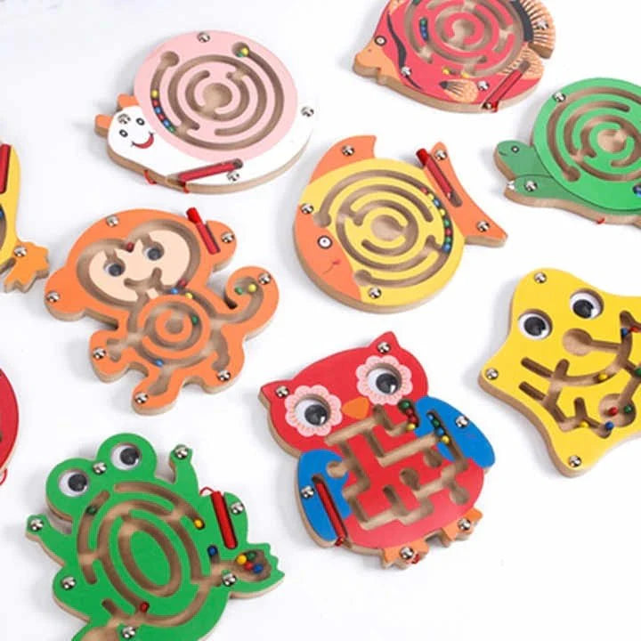 Magnetic Mini Maze | Skill-Building Toy (One Random Design Shipped)
