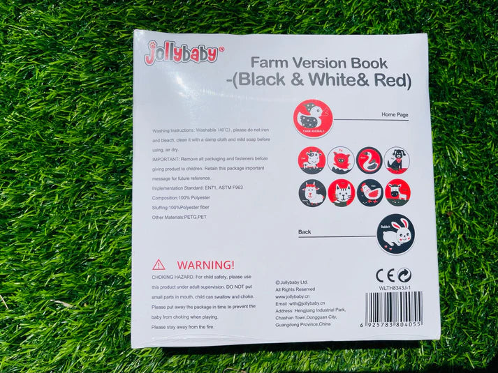Farm Animals Sensory Soft Book