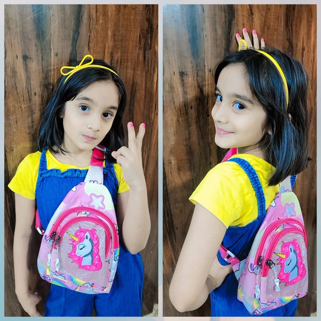 ✨ Chest Glitter Mini Backpack – Sparkle Style for Kids