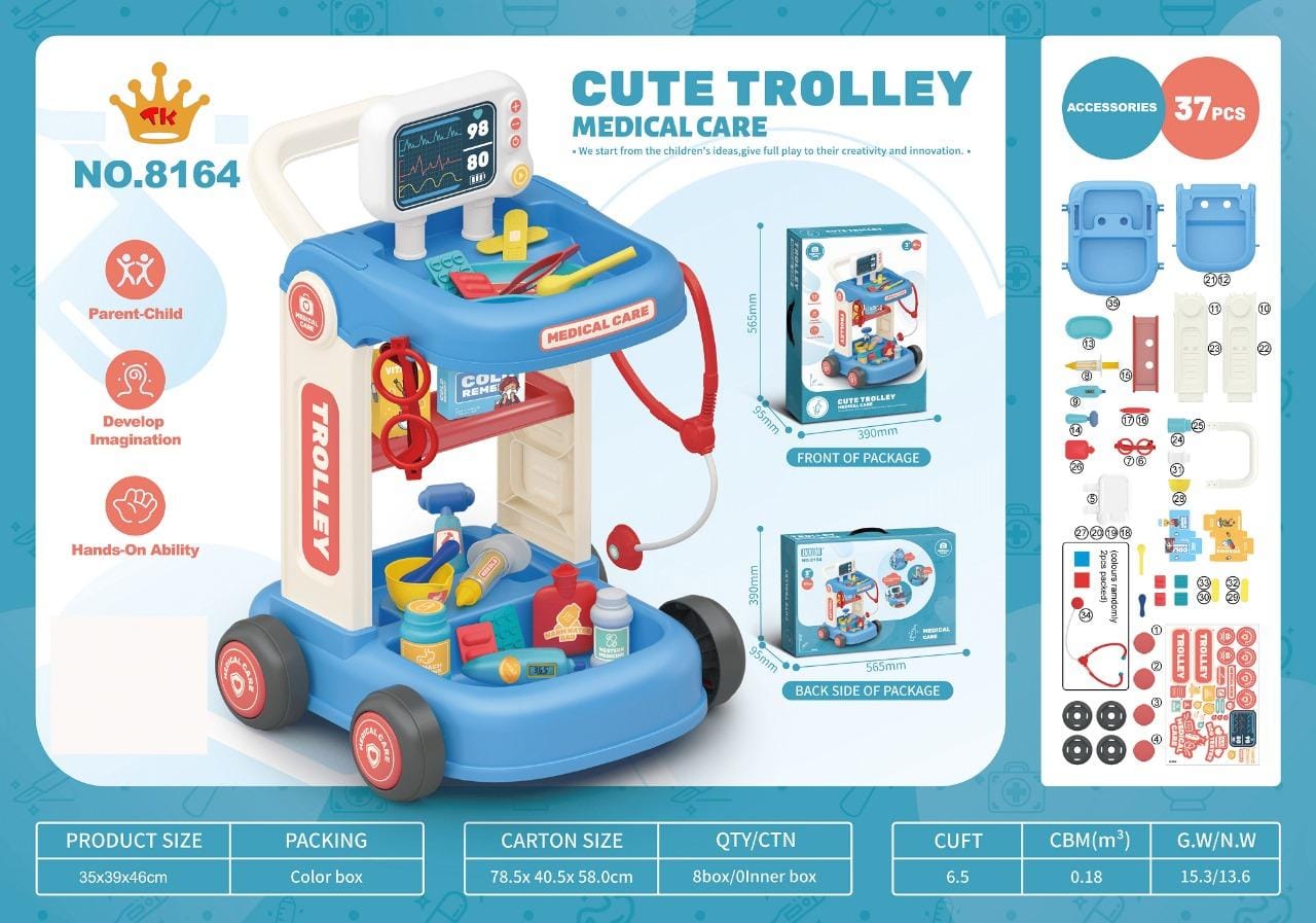👩⚕️ Cute Little Dr. Set – Pretend Play Toy for Little Doctors! 👨⚕️