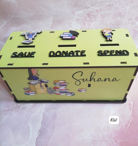 3-Slot Piggy Bank – Teach Your Kids to Save, Spend & Donate 💰🌟