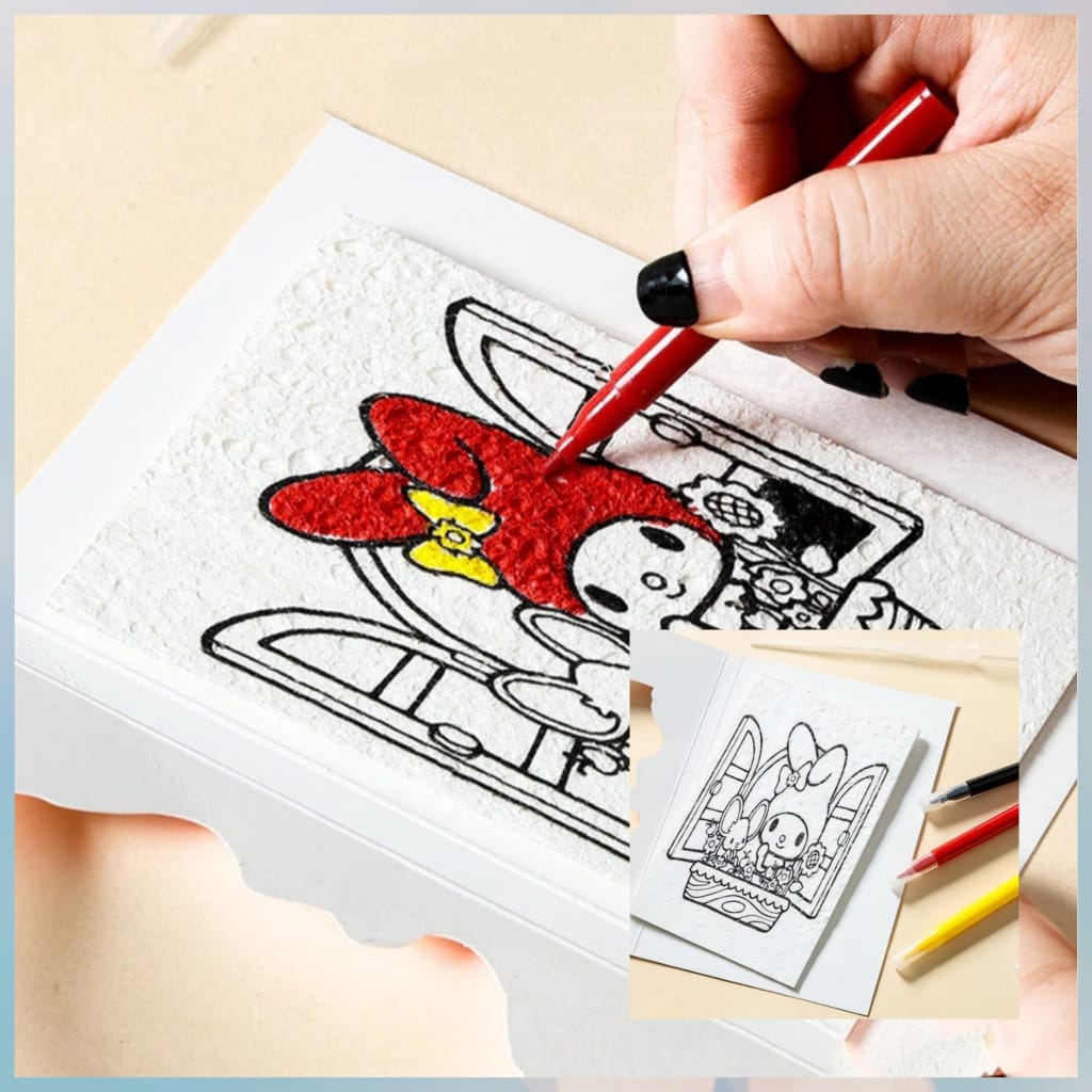 DIY 3D Foam Painting Art Kit – Creative Fun for Kids!