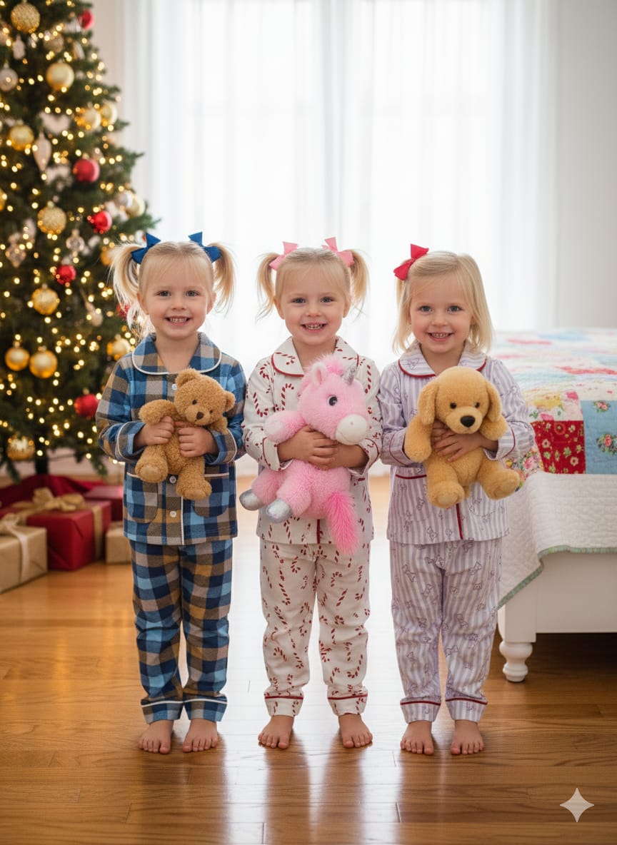 Multicolour Pure Cotton Nightwear Suit for Kids (Age 2β6 Years)