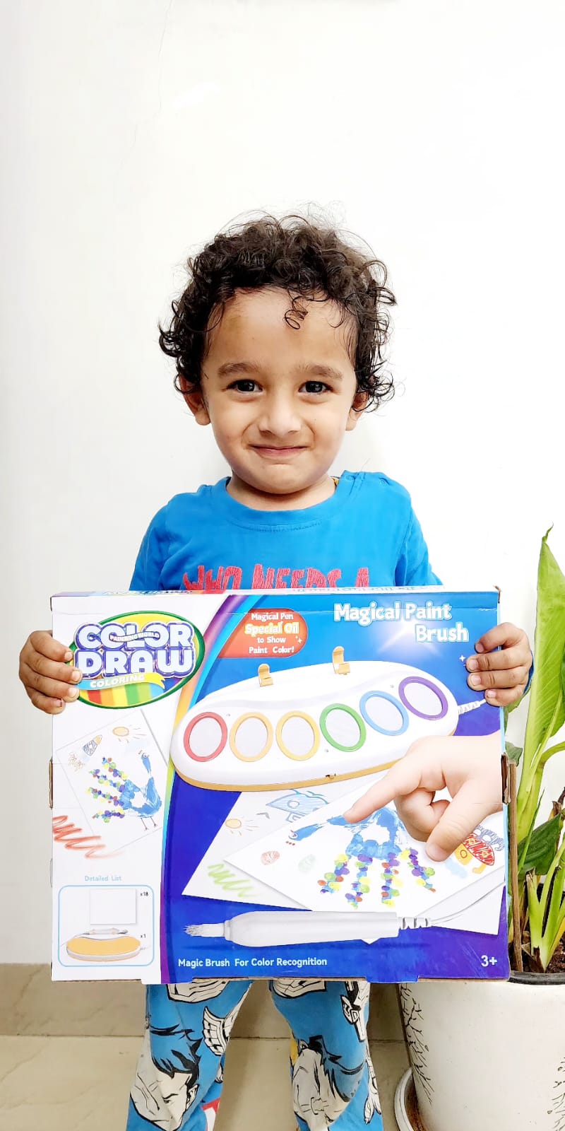 Wonder Magic Light Brush – Mess Free Painting Station for Kids (Ages 3+)