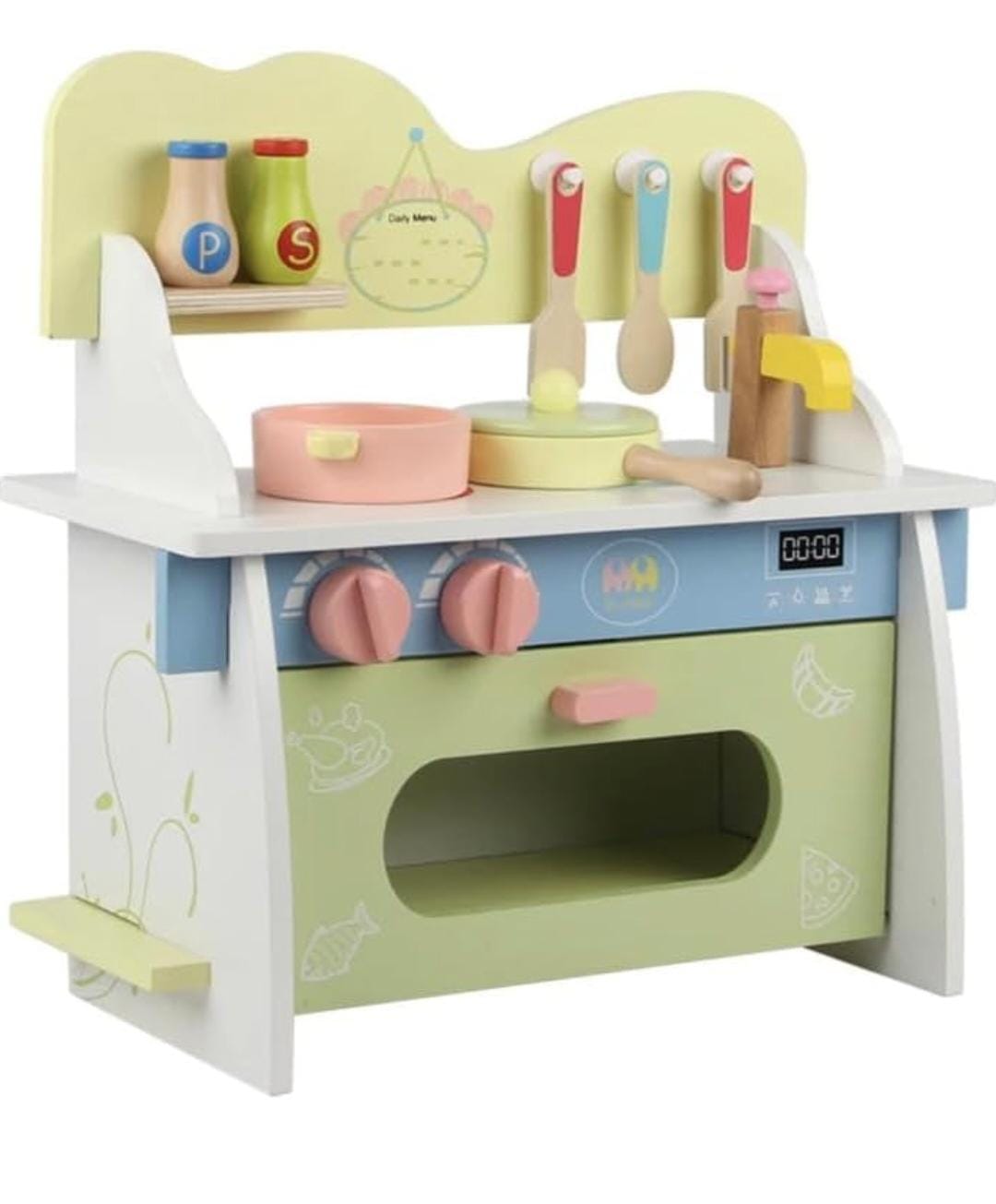 Wooden Kitchen Set