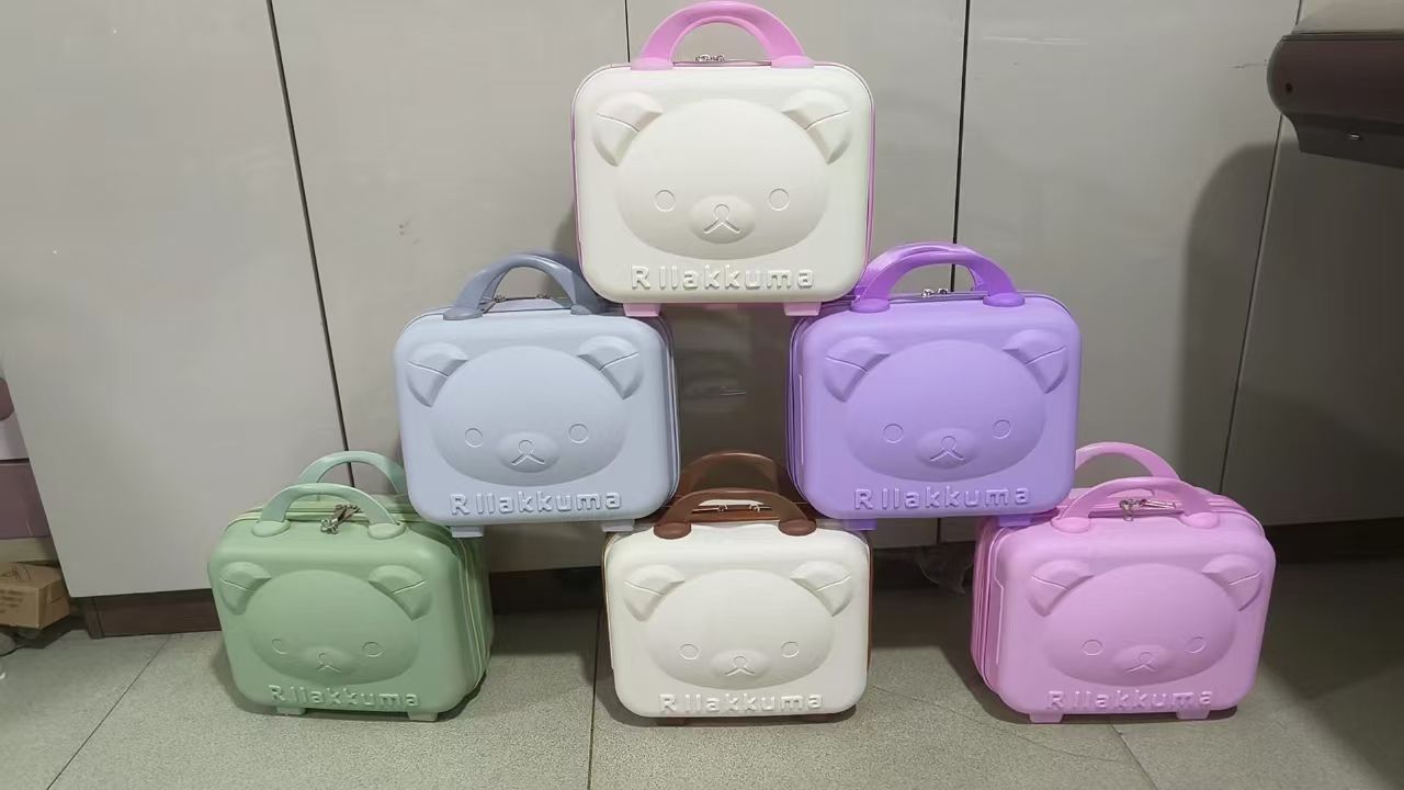 Cute Bear Briefcase Makeup Bag