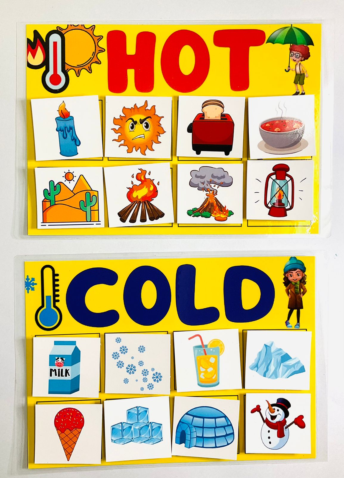 🌈Hot and Cold Sorting velcro based Activity kit.🥶🥵🥶🥵🥶🥵🥶🥵