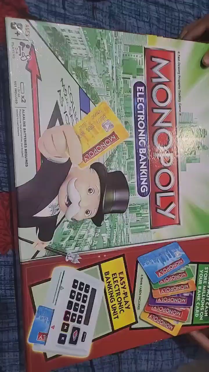 Monopoly Electronic Banking Edition – Buy, Trade & Win the Digital Way! 💳🎲