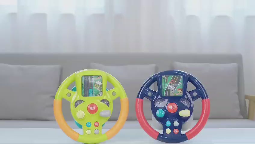 ๐ Childrenโs Steering Wheel Toy โ Electric Baby Stroller Simulation & Early Education Puzzle Game ๐