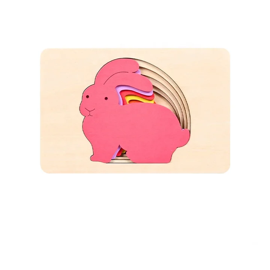 Multilayer puzzle Set Of three theme