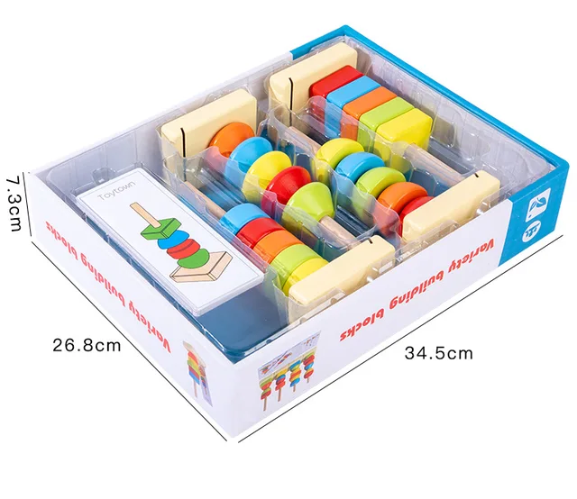Wooden Geometric shape sorting toy