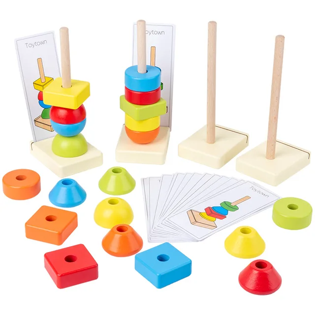 Wooden Geometric shape sorting toy