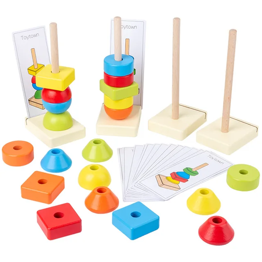 Wooden Geometric shape sorting toy