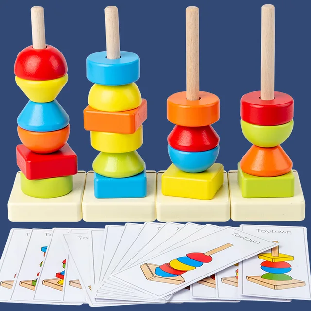 Wooden Geometric shape sorting toy