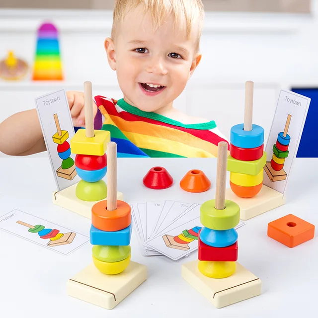 Wooden Geometric shape sorting toy