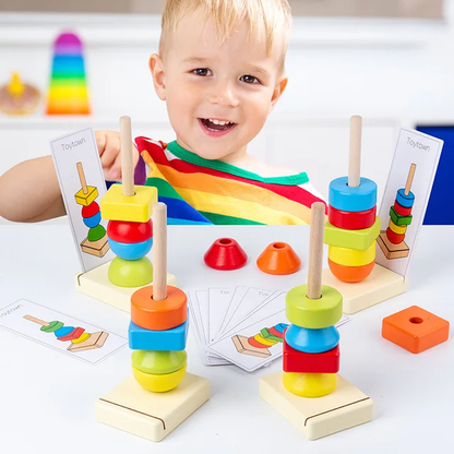 Wooden Geometric shape sorting toy