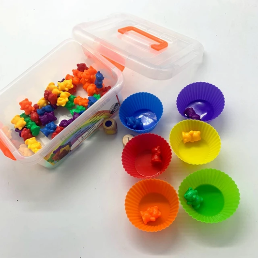 Counting Bears Colour Sorting Montessori Toy