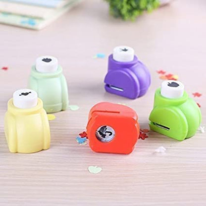 Paper Punches for Art and Craft Project Assorted Shapes - 6 Pcs Set Medium Size/DIY Art & Craft Punch Kit for School Projects (Pack of 6)