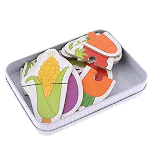 Preschool Educational Puzzle Cognitive Card Matching Game Vegetables