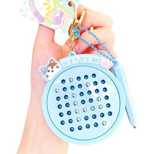 Magnetic Steel Ball Cartoon Keychain | Cute Pendant for Kids & Adults | Creative Car & Bag Charm Gift | Pack of 2