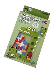 Crocodile Tetris Puzzles Building Blocks Tetris Brain Teasers Educational Gift Intelligence Puzzle Game for Kids Girls & Boys (Pack of 1)