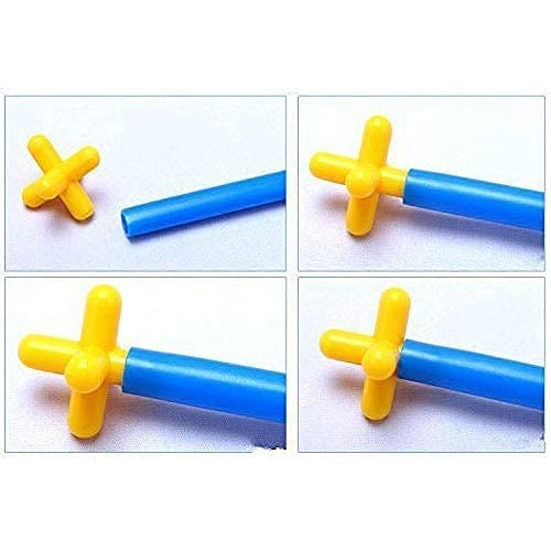 Building Straw Blocks for Kids Straws and numerous Joints Smooth Edge Block Building Game (BS1010)