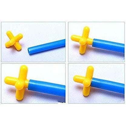 Building Straw Blocks for Kids Straws and numerous Joints Smooth Edge Block Building Game (BS1010)