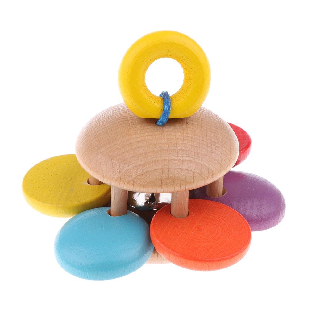 Wooden Baby Rattle Educational Grasping Rattles Montessori Toys - Wooden & Handcrafted Toys