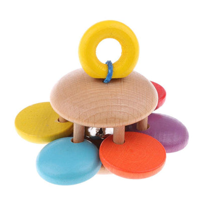Wooden Baby Rattle Educational Grasping Rattles Montessori Toys - Wooden & Handcrafted Toys