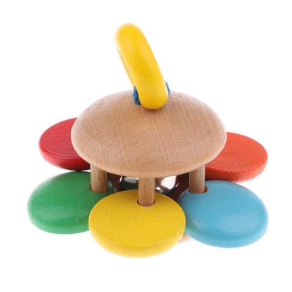 Wooden Baby Rattle Educational Grasping Rattles Montessori Toys - Wooden & Handcrafted Toys
