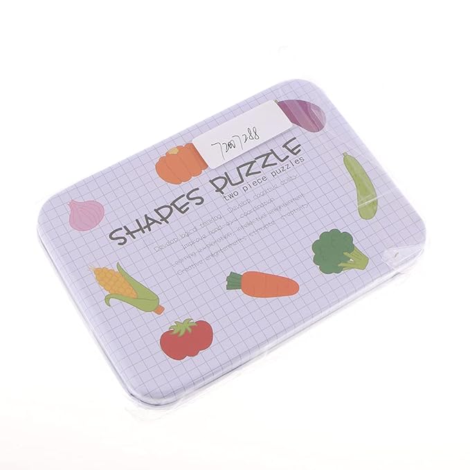 Preschool Educational Puzzle Cognitive Card Matching Game Vegetables