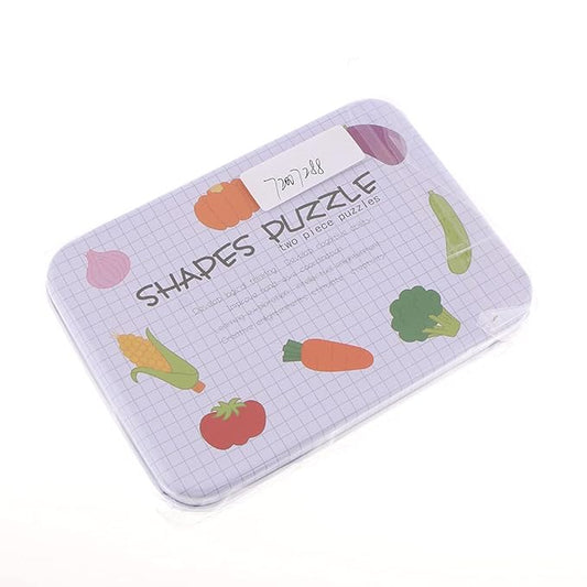 Preschool Educational Puzzle Cognitive Card Matching Game Vegetables