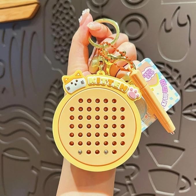 Magnetic Steel Ball Cartoon Keychain | Cute Pendant for Kids & Adults | Creative Car & Bag Charm Gift | Pack of 2