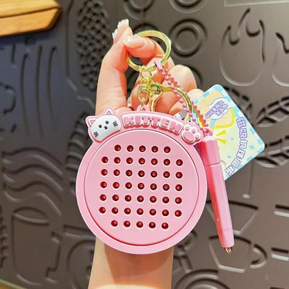 Magnetic Steel Ball Cartoon Keychain | Cute Pendant for Kids & Adults | Creative Car & Bag Charm Gift | Pack of 2