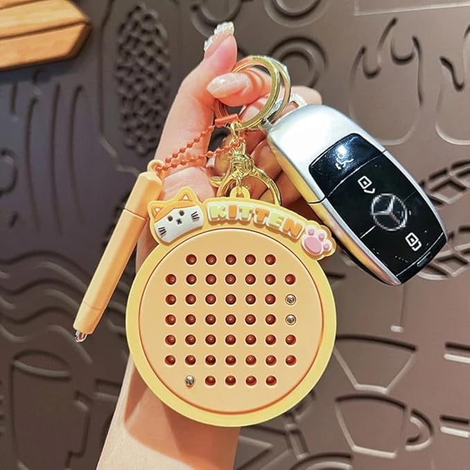 Magnetic Steel Ball Cartoon Keychain | Cute Pendant for Kids & Adults | Creative Car & Bag Charm Gift | Pack of 2